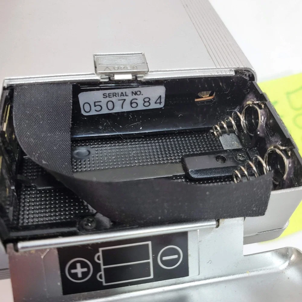Sony BM-12 Secutive‎ Portable Dictator Cassette Recorder Silver Japan For Parts